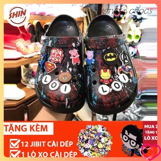 ⚡Dép cross vảy sơn đế lượn hoạ tiết sao đêm 💖sục cross bít đầu hotrend DUV09 Cao Cấp ⭐