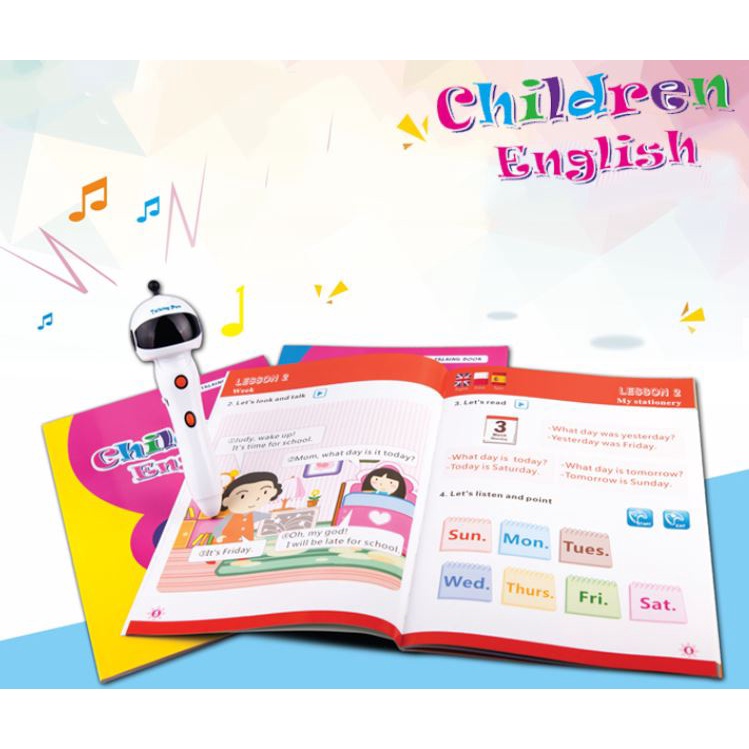 Bút nói thông minh - Smart Pen cho trẻ em, học đọc tiếng anh thông minh, giúp bé khám phá thế giới ngôn ngữ.