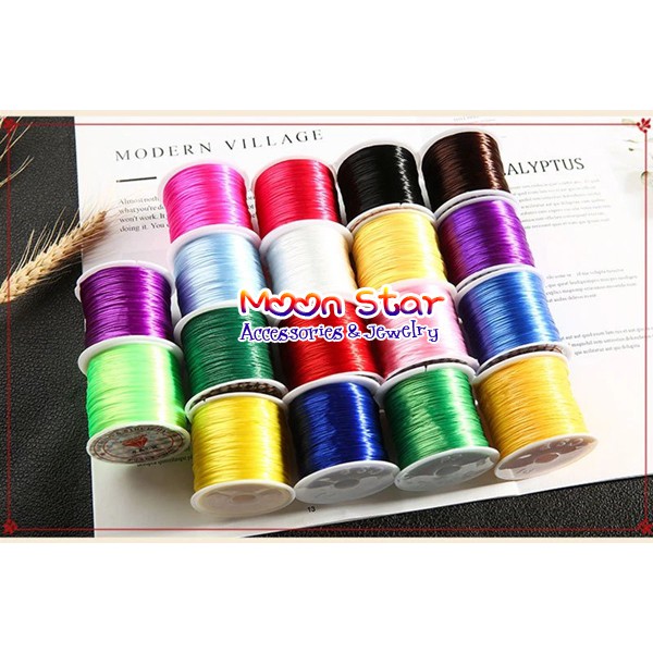 Dây cước chỉ chun tơ co giãn dùng xỏ vòng tay xâu hạt xâu vòng - moon shop | BigBuy360 - bigbuy360.vn