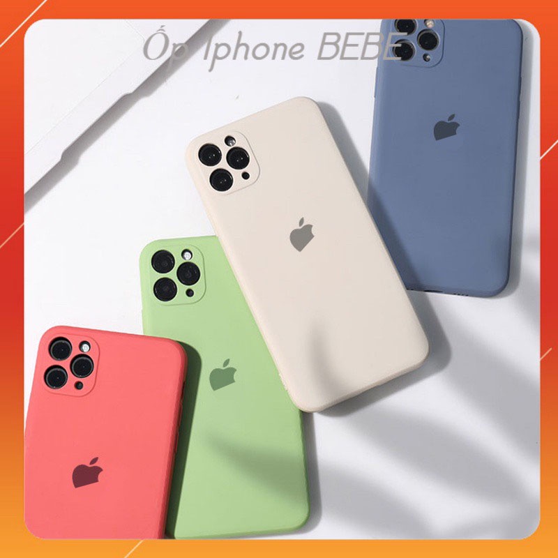 ỐP LƯNG 12 chống bẩn logo táo cho iPhone 12 / 12 MINI / 12 PRO / 12 PRO MAX [Loại xịn full viền có lót nhung]