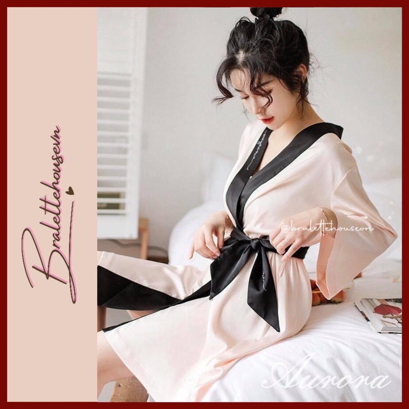 [VIDEO] Choàng satin in chữ cao cấp S416 Bralettehousevn