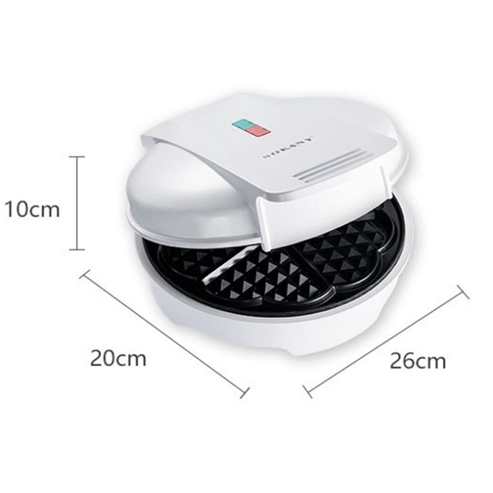 Máy làm bánh Waffle, Nướng bánh kẹp tổ ong đơn Sokany Chính hãng