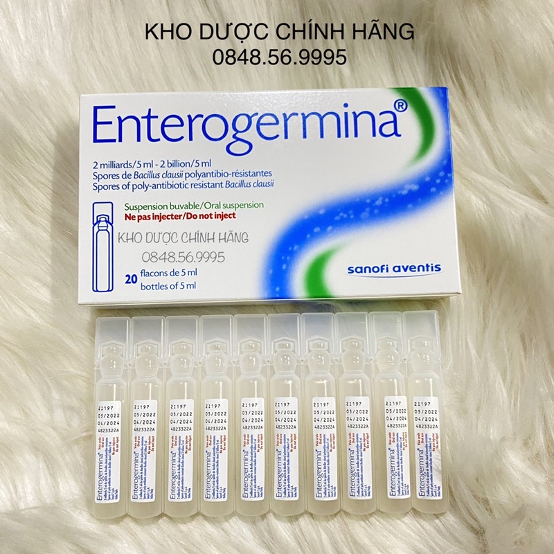 Men ống vi sinh ENTEROGERMINA 2 tỷ bào tử hộp 20 ống