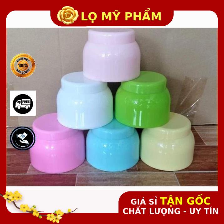 Hủ Đựng Kem ❤ GIÁ TỐT NHẤT ❤ Hủ bầu đựng kem body 120g chiết mỹ phẩm , phụ kiện du lịch