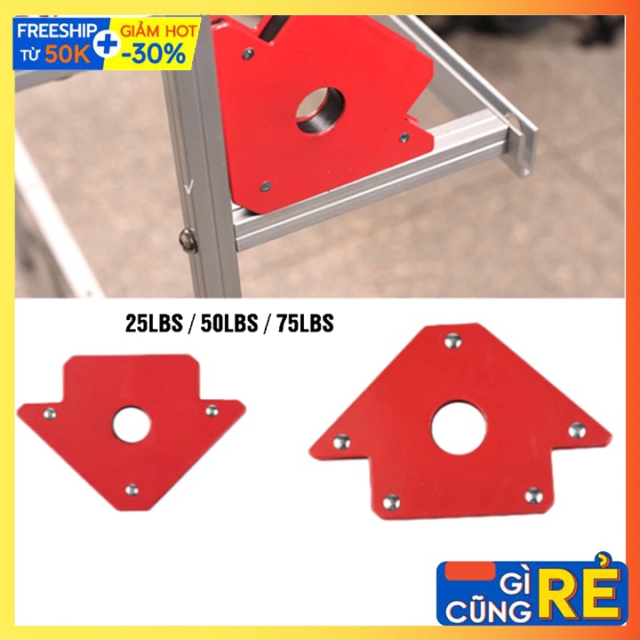 Nam châm ke góc cho thợ hàn, thợ cơ khí, lực hút 33kg