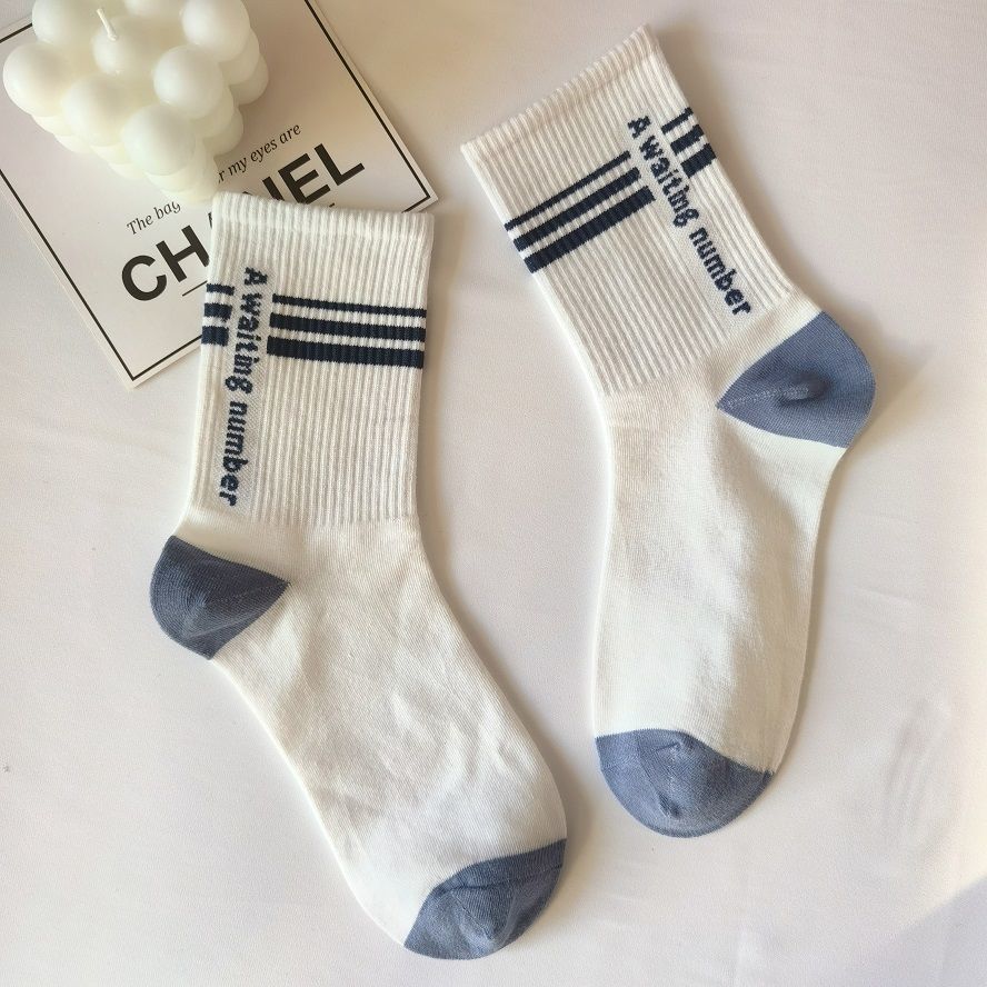  Đôi Vớ Thể Thao In Chữ Nasa Thời Trang men and women hot selling socks