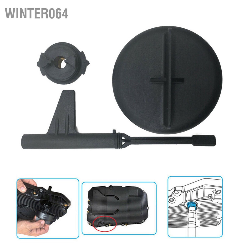 Bộ công cụ xả dầu hộp số 3 cái M12x1.5 Thay thế ABS cho Mercedes ‑ Benz 725.0 9 Speed Winter064
