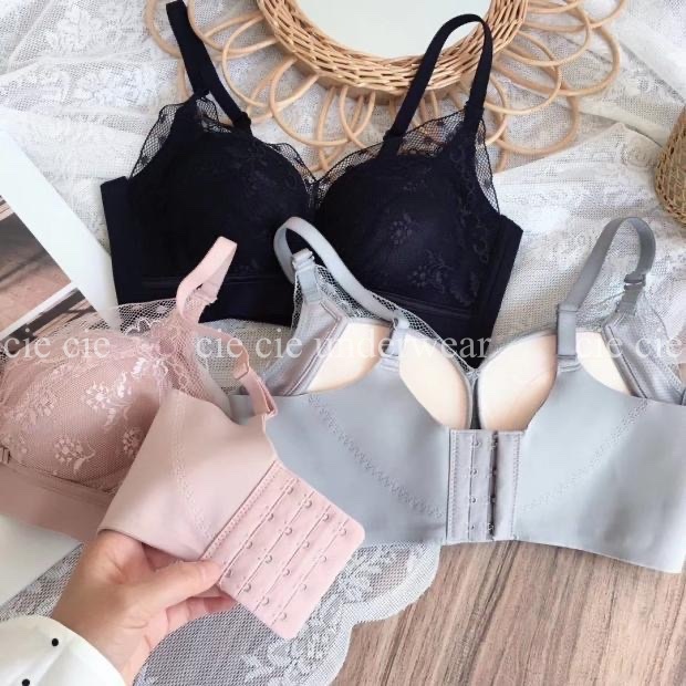 Áo lót ren không gọng đệm dày 4cm ôm nâng đẩy ngực tốt 2993