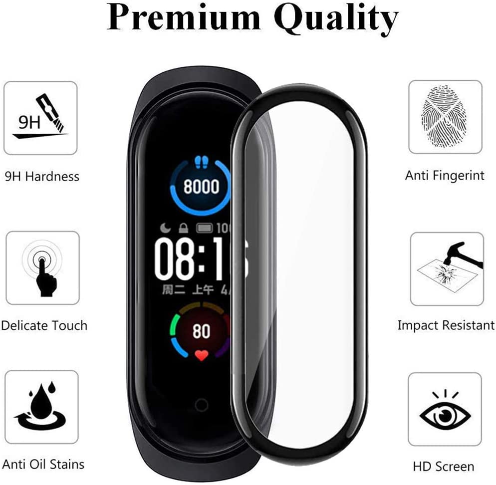 2 Miếng Dán Bảo Vệ Màn Hình Chống Trầy Cho Xiaomi Mi Band 5