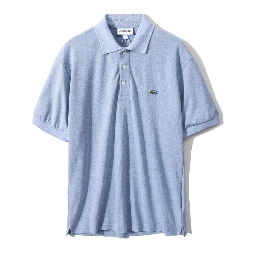 Áo Thun Nam Có Cổ Polo LACOSTE TRƠN KHÔNG VIỀN Form SlimFit Vải Chấm 5 Màu mịn mát cực xịn