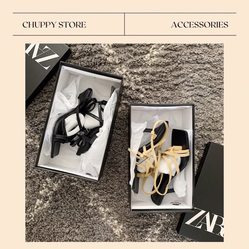 Giày sandals cao gót Z-R