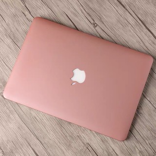 Case ốp cho macbook màu hồng champage (tặng phủ phím silicon)
