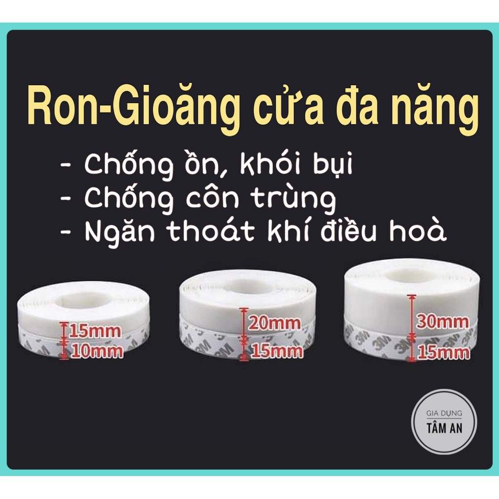 (Gioăng) Ron dán chân cửa chống bụi chống côn trùng