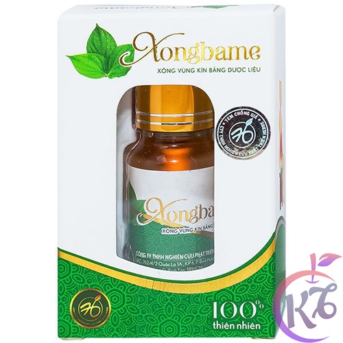 Nước xông vùng kín cho mẹ sau sinh Xongbame chai 10ml - tinh dầu xông vùng kín