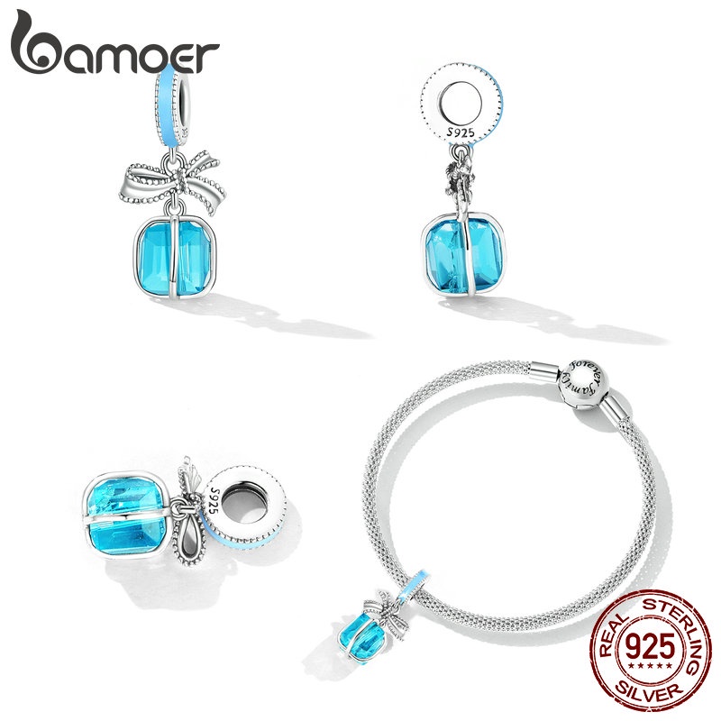 Mặt dây chuyền Bamoer bằng bạc 925 nhiều mẫu mã thời trang cho nữ