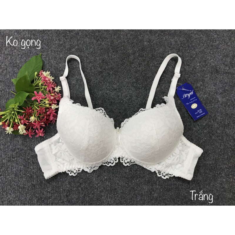 Áo ngực Boya ren không gọng, mút mỏng 029L