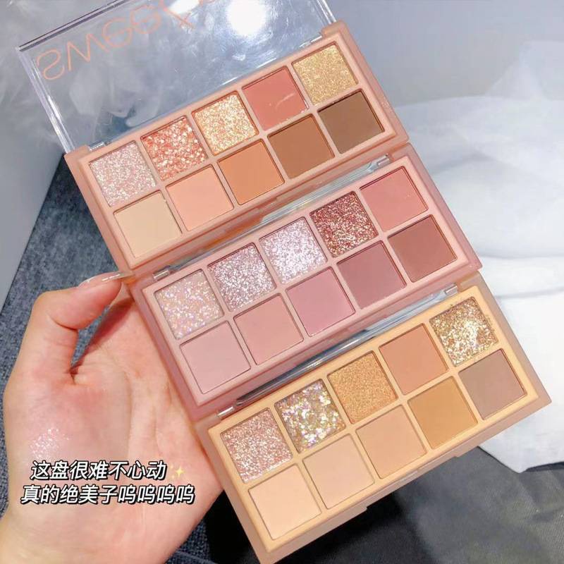 [Hàng mới về] Bảng phấn mắt 10 màu bạc hà ngọt ngào