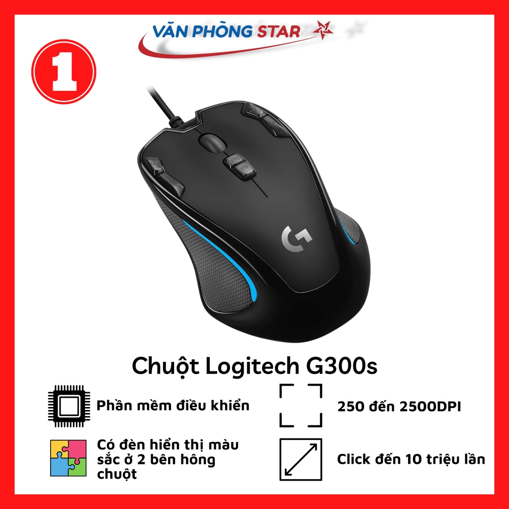 Chuột Logitech G300s chính hãng