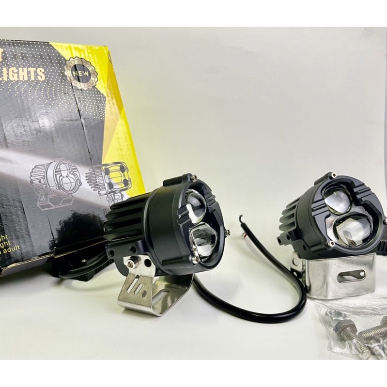 Bi cầu trợ sáng Laser phá sương 70W 12.000lumens chiếu xa ~500 mét. Lắp ô tô xe máy BH 12 tháng [ Giá 1 bi ]