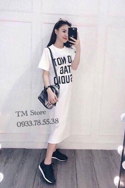 Váy Maxi Thể Thao Dáng Suông DO NOT TAG STUDIO - Chất Thun Cotton