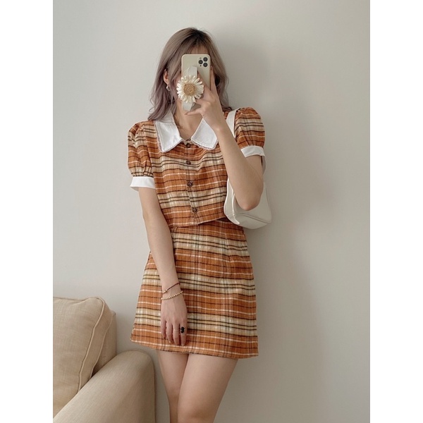 SET CARO CỔ SEN