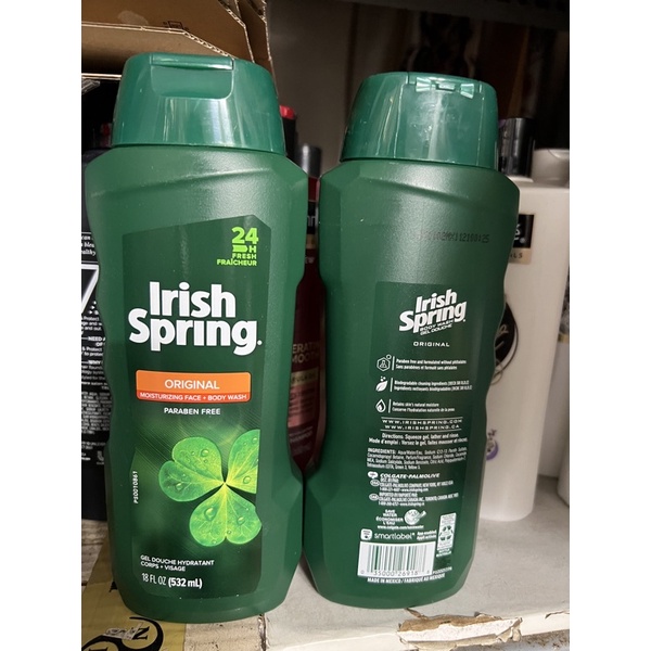 Gel tắm lrish spring danh cho phái mạnh