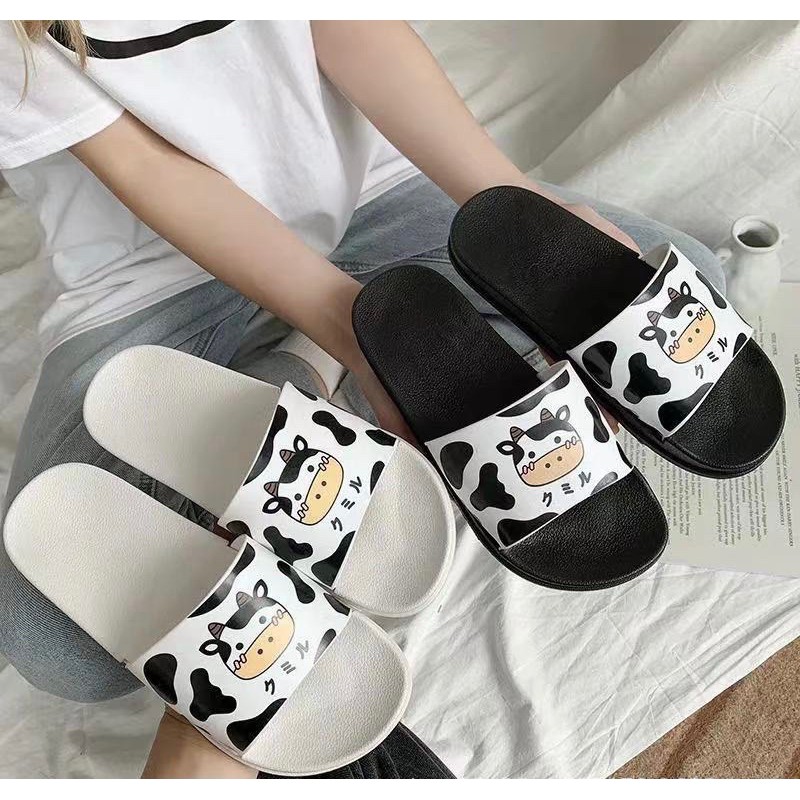 Dép Bò Sữa Siêu Dễ Thương Đáng Yêu