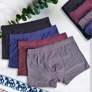 Hộp 4 sịp đùi boxer thông hơi mẫu mới