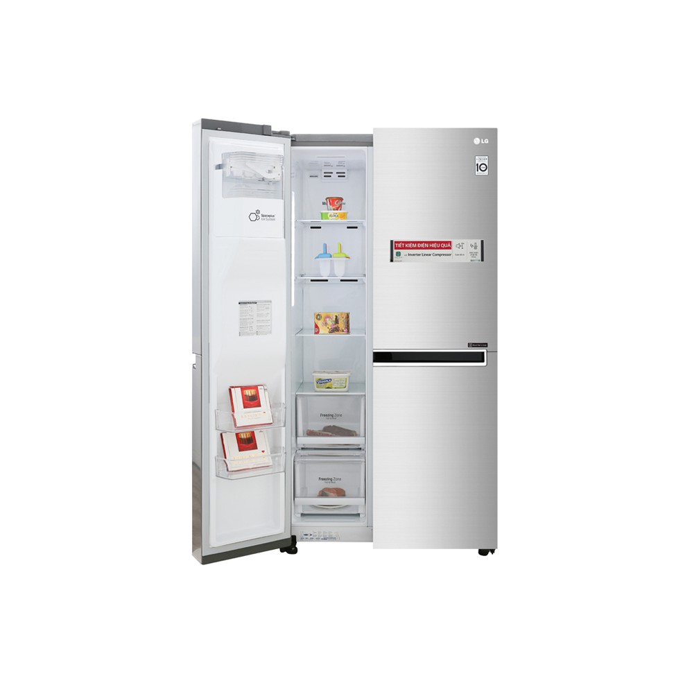 Tủ lạnh Side By Side LG GR-D247JDS (LH Shop giao hàng miễn phí tại Hà Nội)