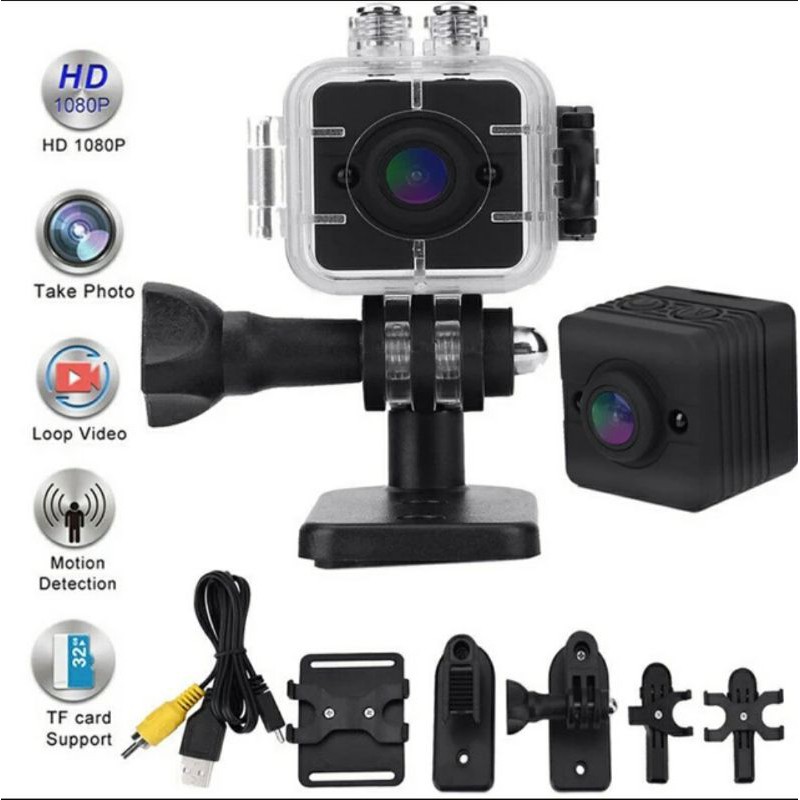 SQ12 Máy Ảnh Mini Chống Nước HD 1080P
