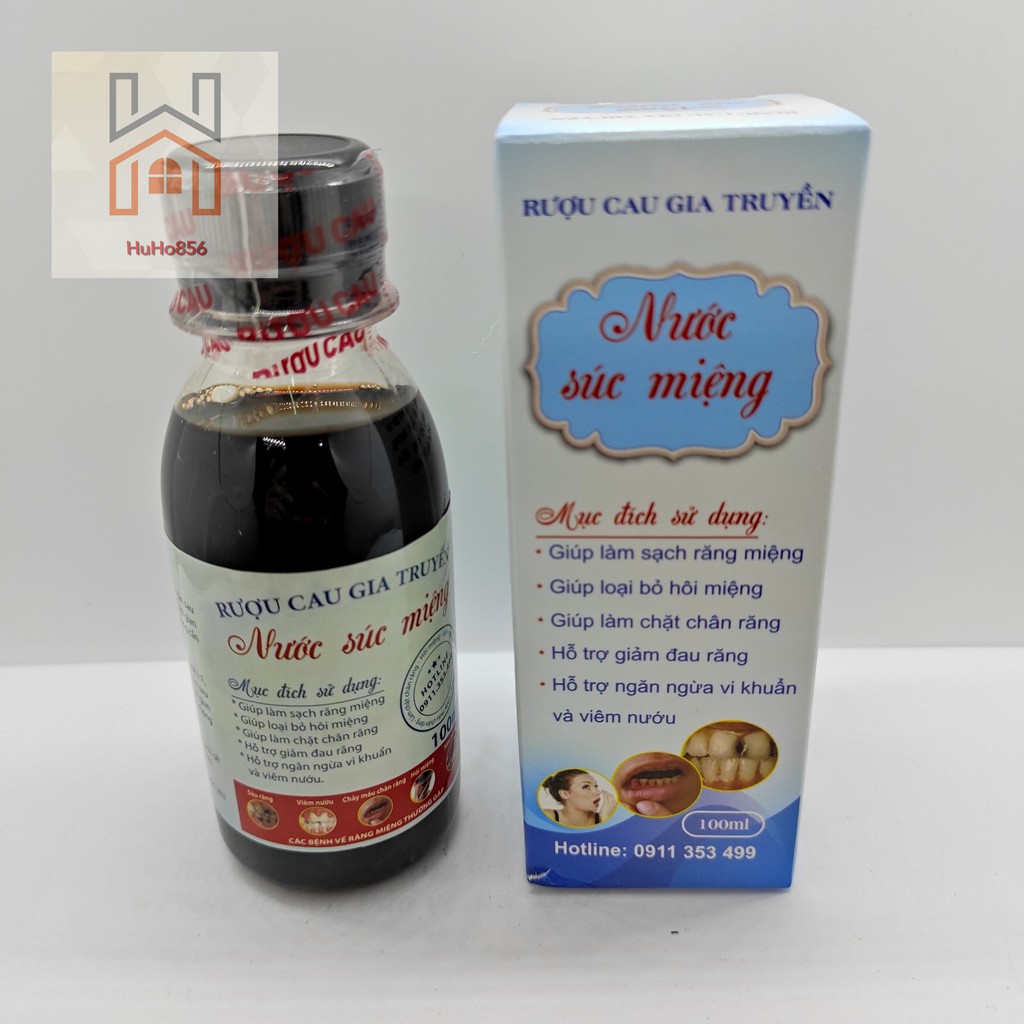 Nước súc miệng rượu cau gia truyền 100ml