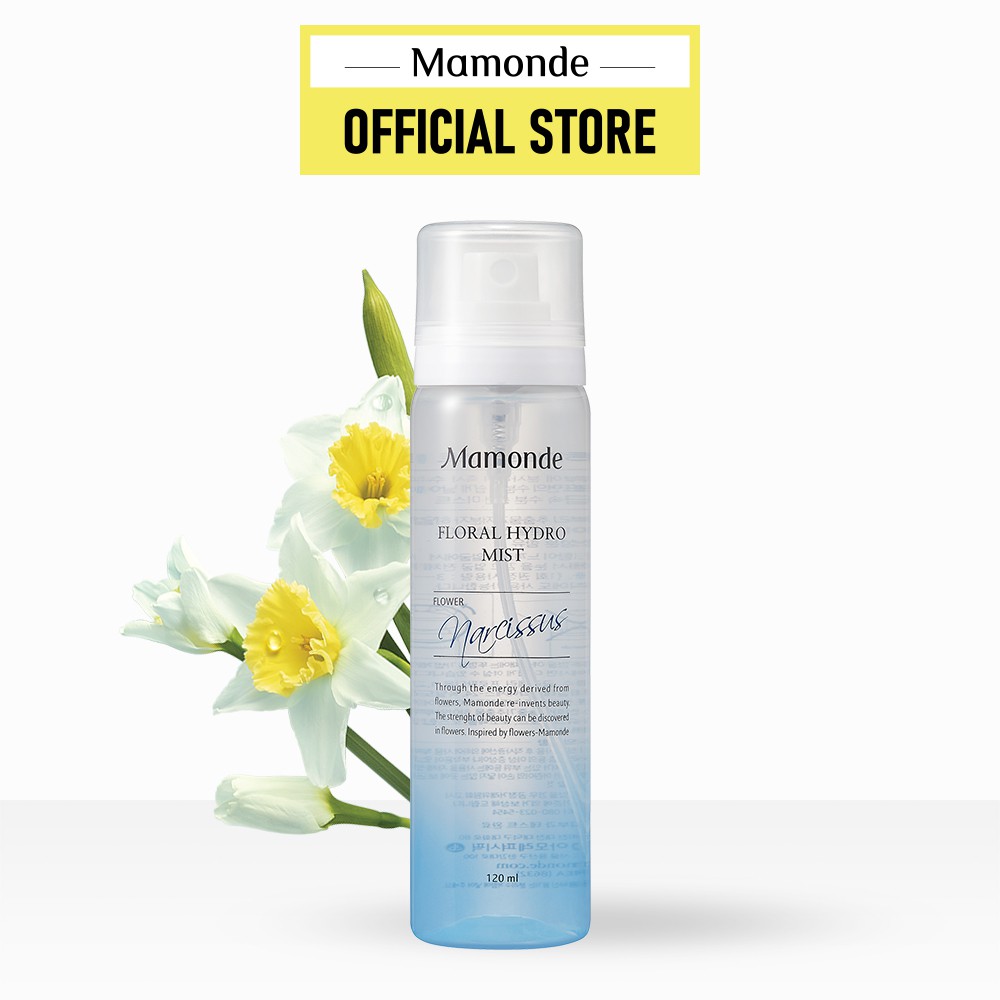 Xịt khoáng cấp ẩm tức thì dạng chai xịt phun sương Mamonde Floral Hydro Mist 120ml | BigBuy360 - bigbuy360.vn