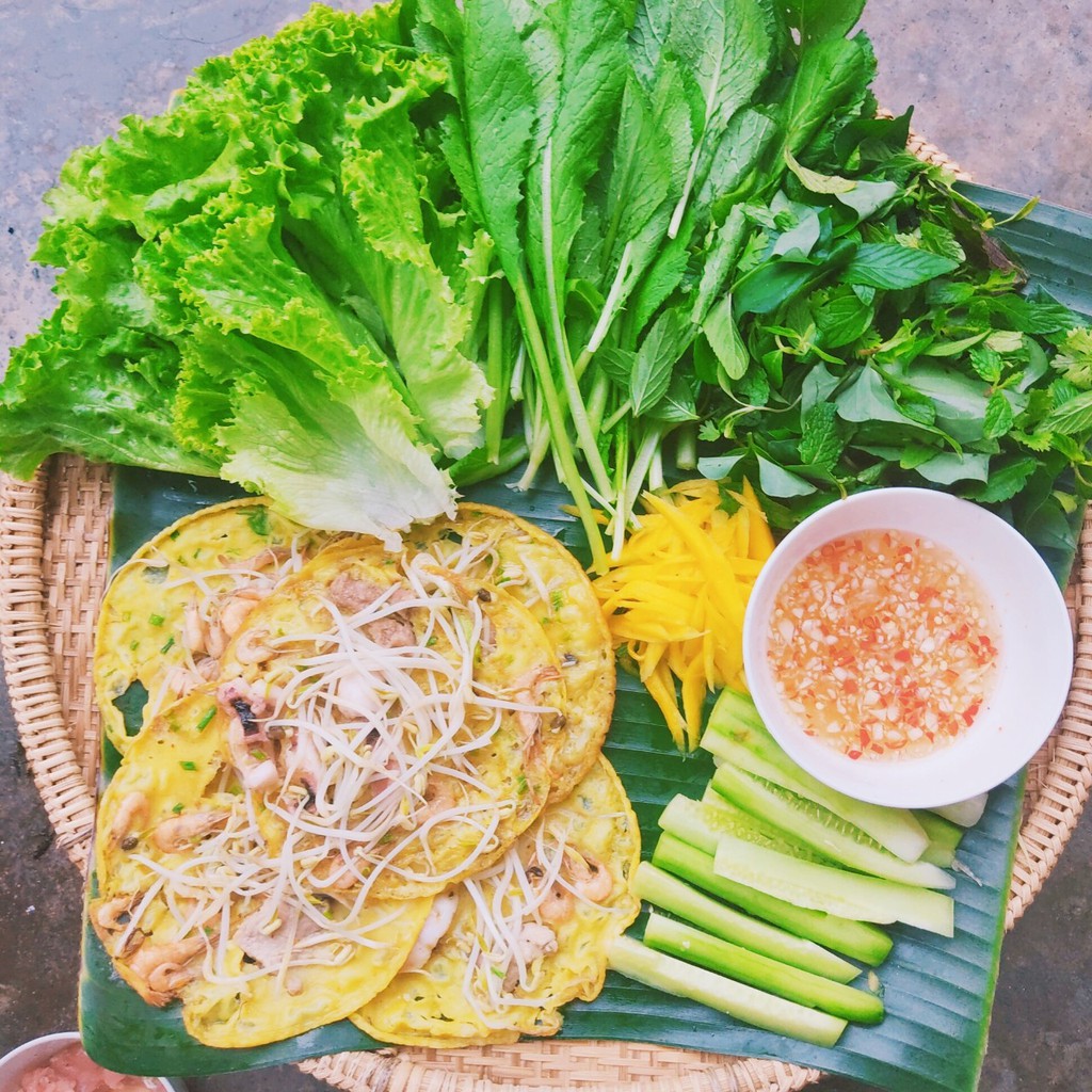 Khuôn bánh xèo miền trung chính gốc loại dày xịn giòn bánh không dính - Ảnh thật kèm video đúc bánh