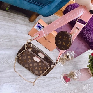 Set lv 3in1 dây hồng
