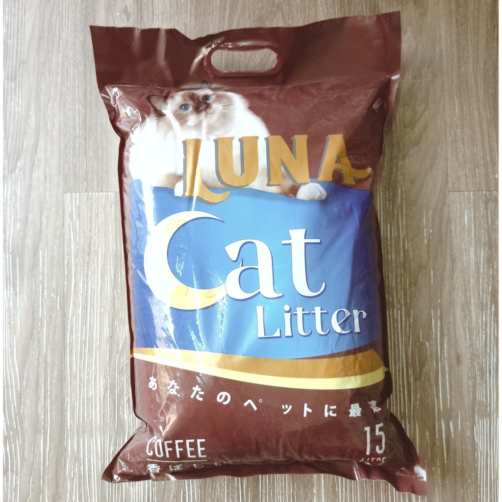 Cát vệ sinh cho mèo, cát mèo vệ sinh Luna túi 15Lít
