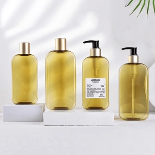 Bình rỗng đựng dầu gội/sữa tắm 300/500ml kèm giá đỡ tiện dụng