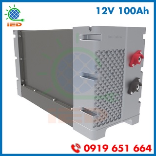 Pin lưu trữ lithium-ion 12v 100ah blue carbon