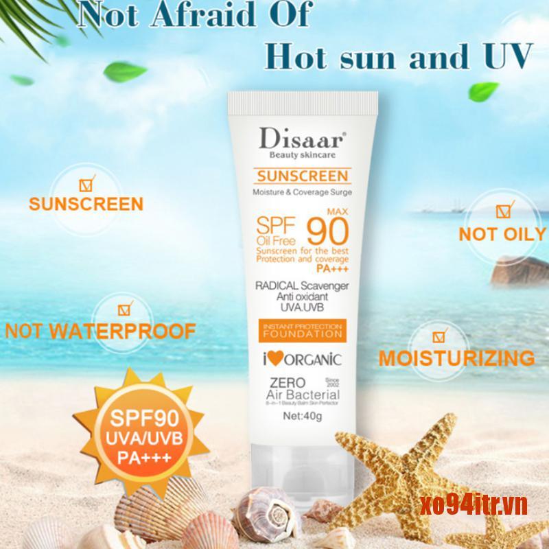 XOITR  Sunscreen Whitening SPF 90 Sunblock Facial Body Skin Protective Cream Anti-