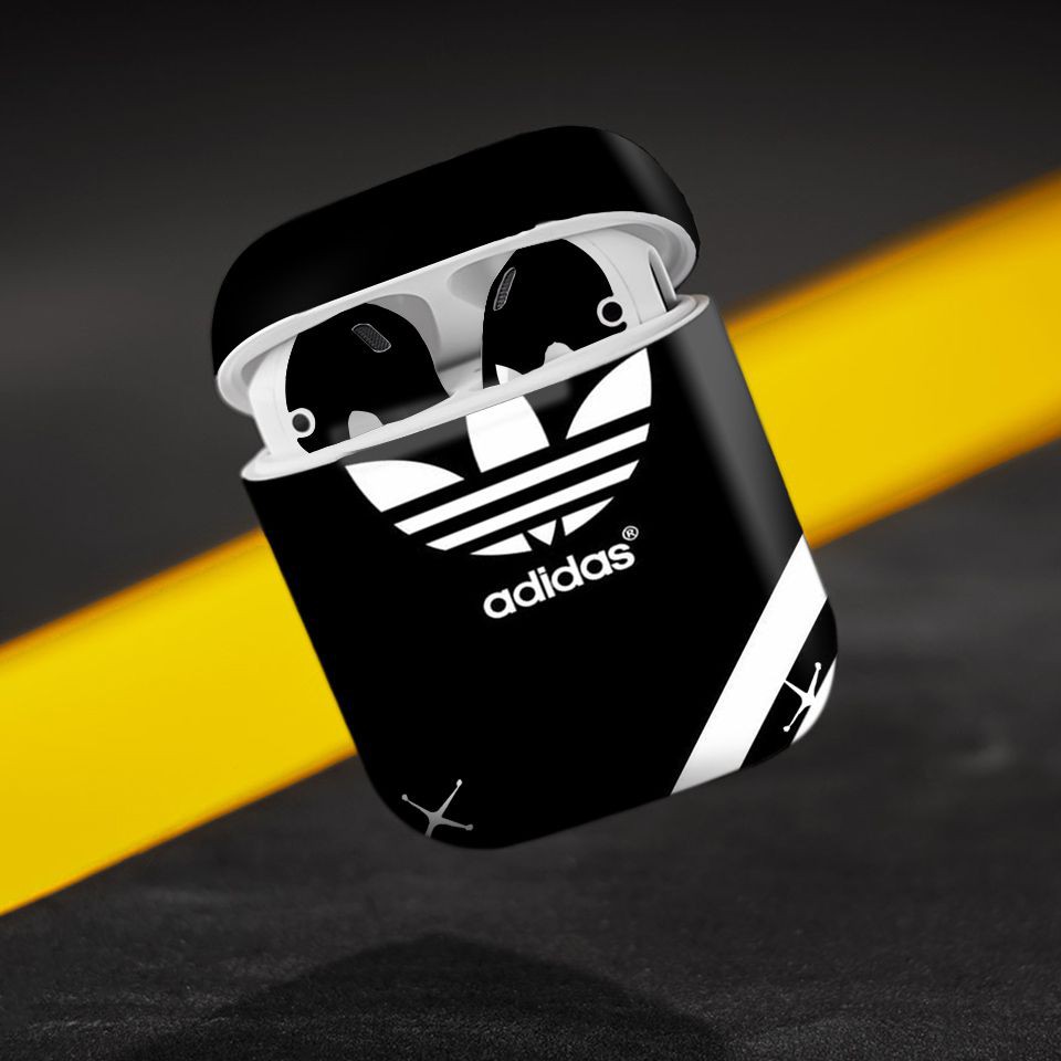 Miếng dán skin cho AirPods in hình Adidas - Das1005 (AirPods ,1 2, Pro, TWS, i12)