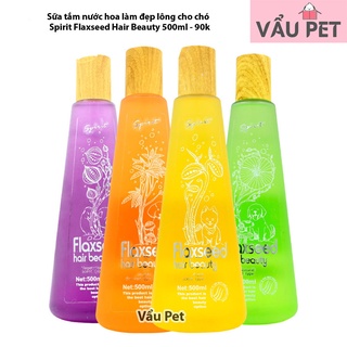 Sữa tắm nước hoa làm đẹp lông cho chó Spirit Flaxseed Hair Beauty 500ml
