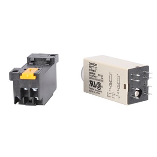 [Fenteer] Rơle thời gian trễ H3Y-2 DC 12V 0- w / H3Y-2 Base