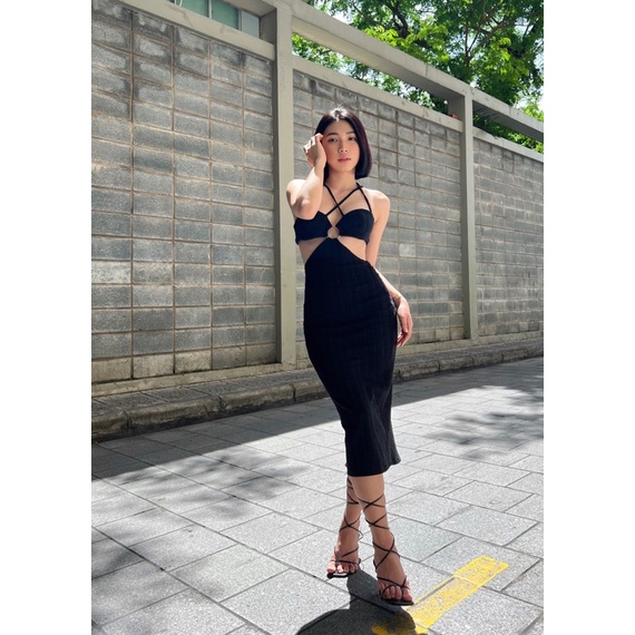 Đầm body khoét eo dáng dài | DOJA DRESS - CLÉLIE