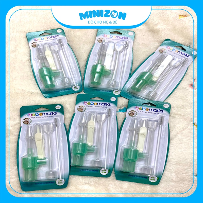 Hút Mũi Dây Bebemarks Cho Bé Mẫu Mới An Toàn Tiện Lợi | Minizon Kids