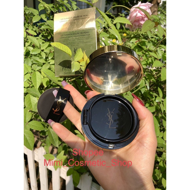 PHẤN NƯỚC YSL LE CUSHION ENCRE DE PEAU LUMINOUS MATTE CUSHION FOUNDATION SPF50 / PA +++