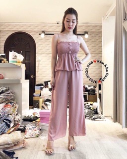 SET ÁO NHÚNG 2 DÂY QẦN SUÔNG
