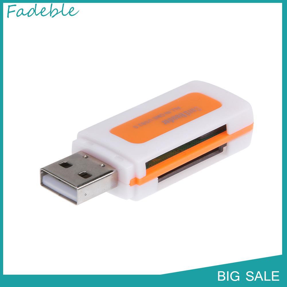 Đầu Đọc Thẻ Nhớ Sd / Mmc Tf Ms M2 Với 4 Khe Cắm Usb 2.0