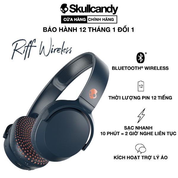 Tai Nghe Bluetooth Skullcandy Riff Wireless On-Ear | BigBuy360 - bigbuy360.vn