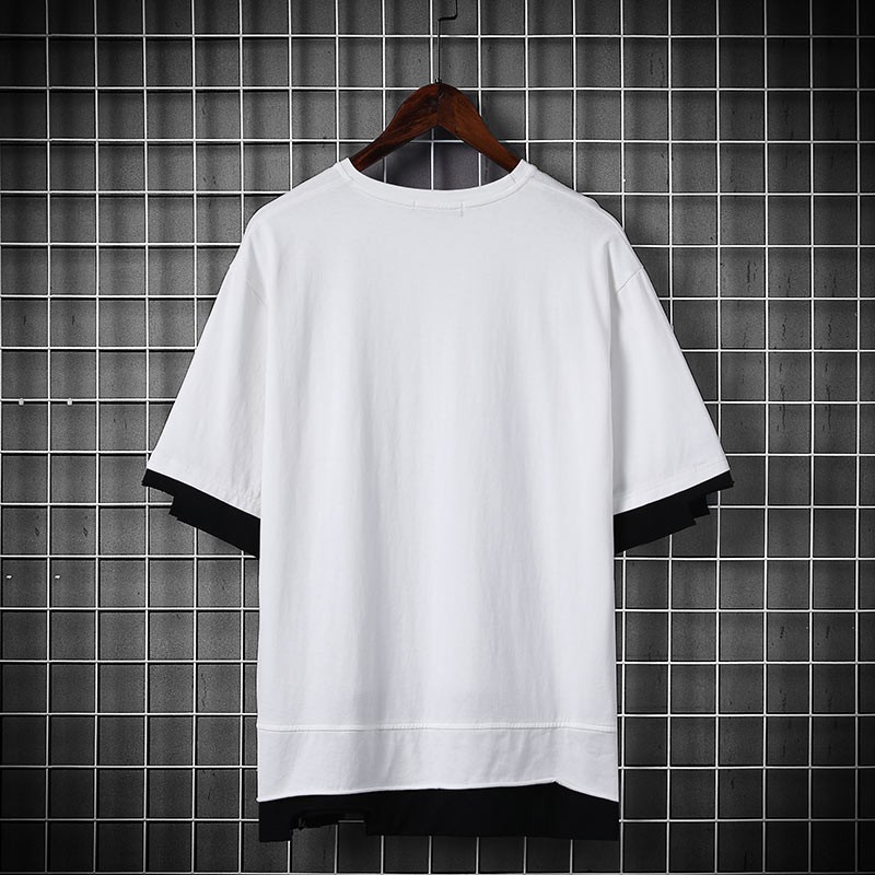 Áo thun IELGY tay ngắn dáng rộng nhiều màu tùy chọn phong cách Hip-Hop Hàn Quốc dành cho nam | BigBuy360 - bigbuy360.vn