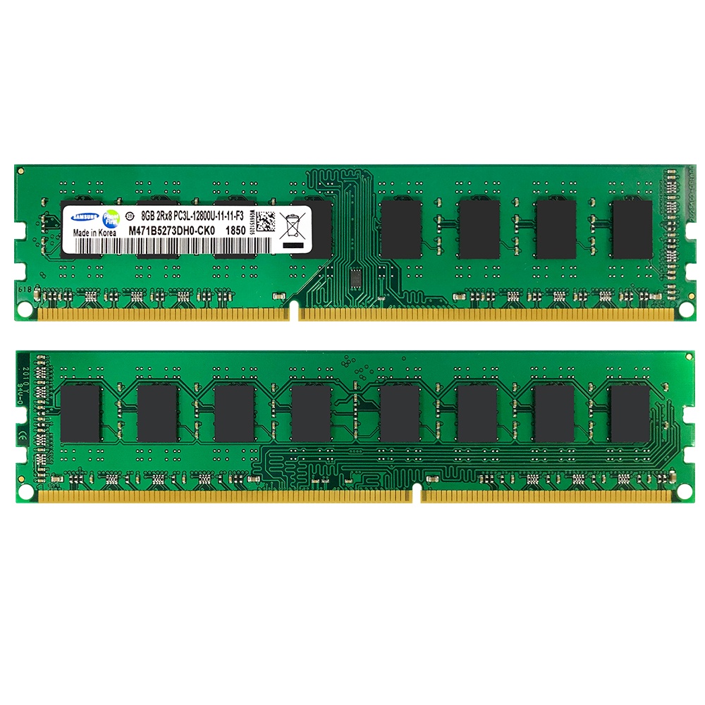 Bộ Nhớ RAM 8GB 2RX8 PC3-12800U DDR3 1600MHz 240pin Cho Samsung