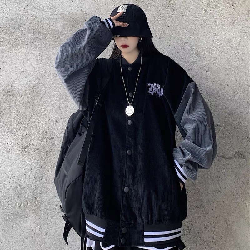 Áo khoác bomber bóng chày thể thao nam nữ varsity jacket ulzzang Hàn Quốc [Yannie]